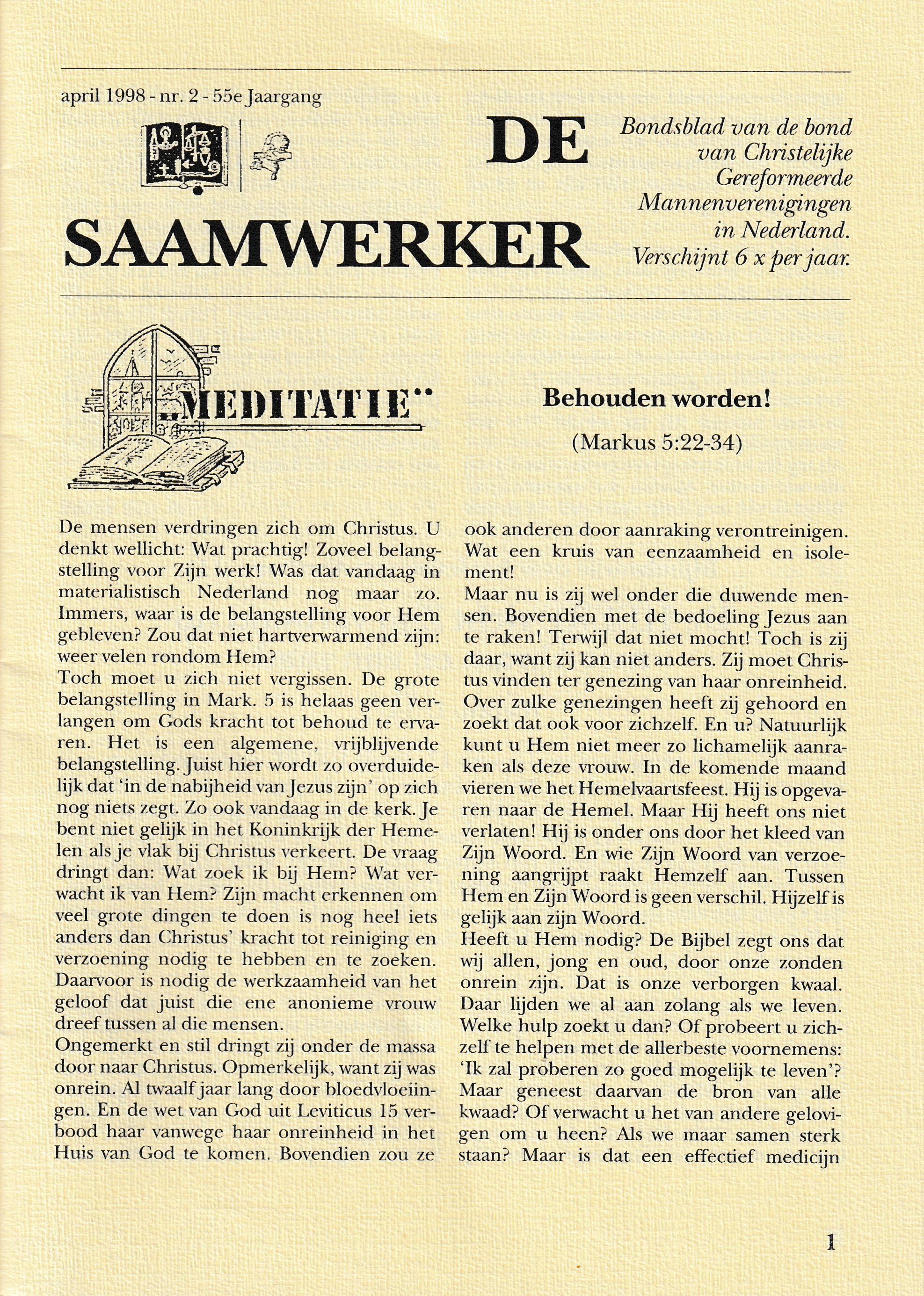 De Saamwerker 1998 nr. 2
